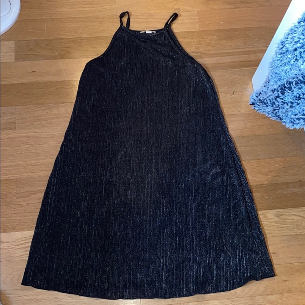 black sparkly dress
